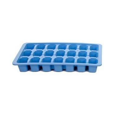 Imagem de Forma De Gelo Com 21 Cavidades Retangular De Plástico Colors 26x14,5cm