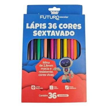 Imagem de Lápis De Cor Escolar Diversos Modelos e Quantidades - Futuro