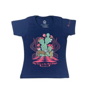 Imagem de Camiseta Country Infantil Ox Horns Azul Marinho - Ref. 5156, 04