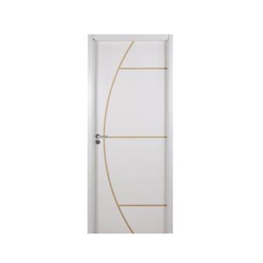 Imagem de Kit Porta de Madeira Decorada 215x64cm com Batente de MDF Ultra 10cm G