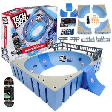 Imagem de Pista Skate De Dedo Tech Deck Daewon Mega Bowl Fingerboard Playset Mon