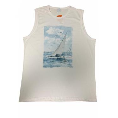 Imagem de Regata Plus Size Masculina Estampada 1000075050 Malwee Wee-Masculino