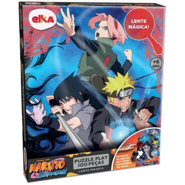 Imagem de Puzzle Play Naruto Shippuden 100 Peças - Elka Brinquedos