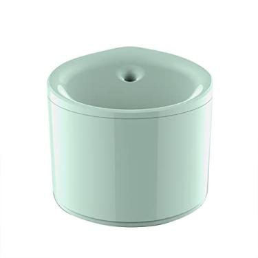 Imagem de Fonte de água para gato, fonte de água ultra silenciosa para animais de estimação de 2,5 l com filtragem quádrupla, dispensador de tigela de água para cães de gatos, verde