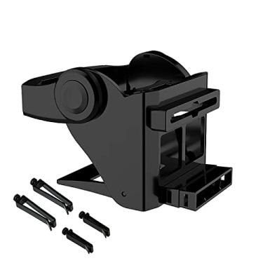 Imagem de YUENTOEN Suporte de copo de carro - Suporte de garrafa de água para saída de ar do carro, suporte multifuncional ajustável ABS com 4 peças de clipes de gancho, acessórios interiores automotivos para água, café, chá, celular, café, café, chá, celular