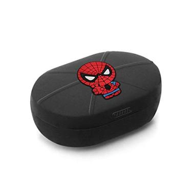 Imagem de Case Capa Protetora de Silicone Flexível compatível MI e REDMI AirDots - Nandos-Store (AirDots 2, Preto Homem aranha)