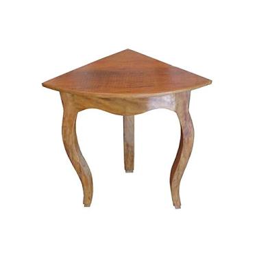 Imagem de Mesa de Canto Rústica Taurus em Madeira de Demolição - Cód 2431