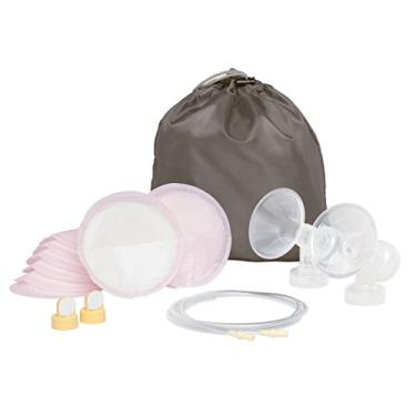 Imagem de Medela Kit de bombeamento duplo avançado Pump in Style com peças de reposição Medela autênticas, inclui protetores de seio, conectores e bolsa de acessórios, feito sem BPA
