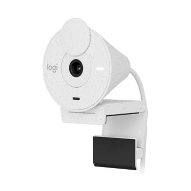 Imagem de Webcam Logitech Brio 300 Full HD USB-C Branco - 960-001440