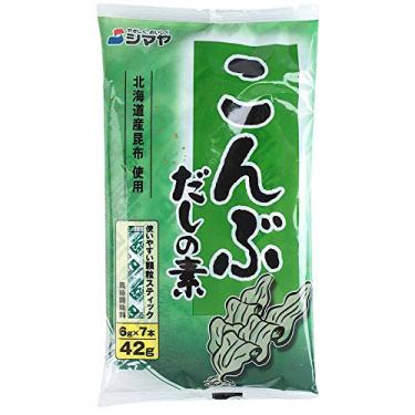 Imagem de Tempero Base para Caldo sabor Alga Marinha Kombu Dashi no Moto 7x6g - Shimaya