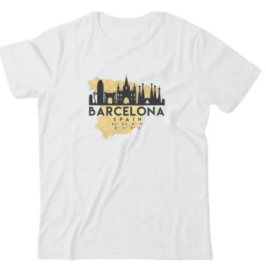 Imagem de Camiseta algodão global prints - Barcelona - Espanha