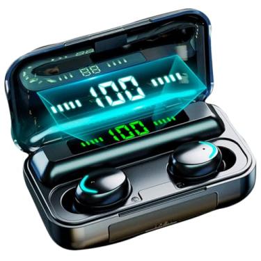 Imagem de Fone De Ouvido Sem Fio Bluetooth F9-5 Touch Display Led Função Powerbank Carregador De Celular Original Compatível Android/IOS/PC