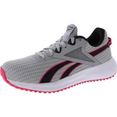 Imagem de Reebok womens Lite Plus 3.0 Running Shoe, Pure Grey/Black/Proud Pink, 6.5 US