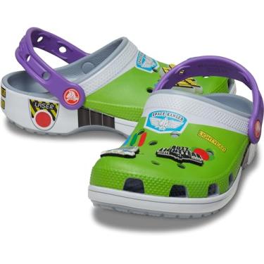 Imagem de Sandália crocs classic toy story buzz clog juvenil blue grey - 32