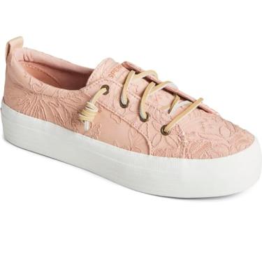 Imagem de Sperry Plataforma feminina Crest Vibe, Renda rosa, 5