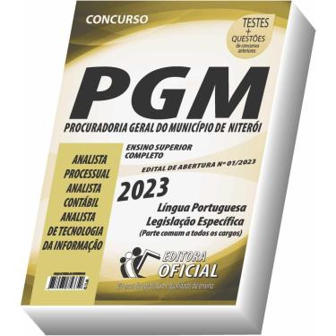 Imagem de Apostila Pgm Niterói - Procuradoria Geral Do Município