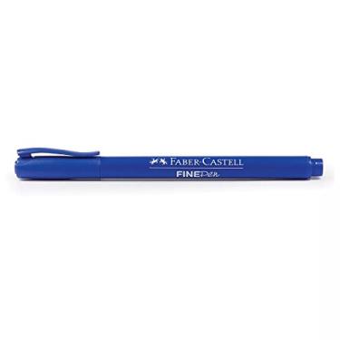 Imagem de Caneta com Ponta Porosa, Faber-Castell, FPB/AZZF, Azul, pacote de 12