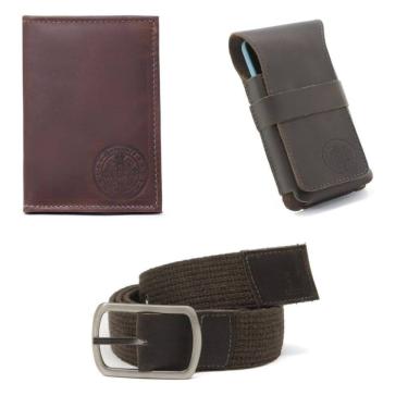 Imagem de Kit Bainha Capa Protetora Celular Passador Cinto Porta Documentos RG CNH e Cinto Gorgurão Fivela