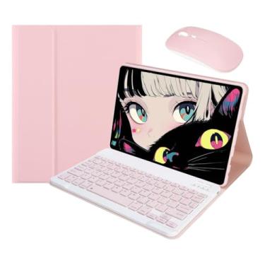 Imagem de Capa Para Tablet, Capa + Mouse e Teclado Magnético Bluetooth Destacável Para Samsung Tab A7 T500/t505 10.4.