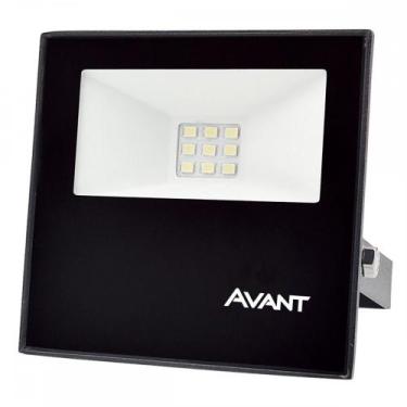 Imagem de Refletor De Led Avant Slim 10W. 6500K. 750Lm Ip65 Preto Bivolt, Preto