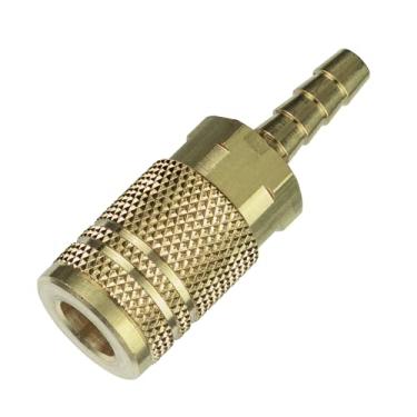 Imagem de Amflo C20-42-100 1/4" I/M Design x 1/4" I.D. Acoplador de aço para mangueira - Pacote com 100