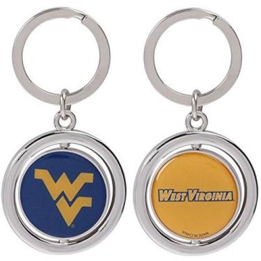 Imagem de FOCO Chaveiro NCAA West Virginia Mountaineers Football Spinner, azul