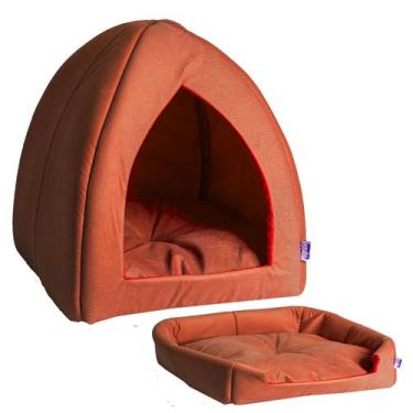 Imagem de Cama Iglu Toca Cachorro Gato Tenda Casinha Grande Lavável - Maxximo Pe