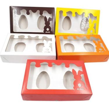 Imagem de 10 Caixas Degustação 2 Mini Ovos de Colher de 100 gr - Dona Maria Caix