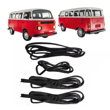 Imagem de Kit Borracha Porta Diant Meio Traseira Kombi Clipper 75 A 97 - Superce
