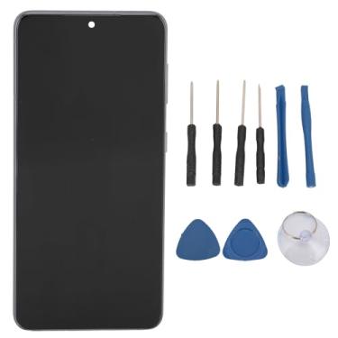 Imagem de Substituição de Tela para S21 Ultra Thin Frame, Digitalizador de Tela de Toque do Telefone Com Ferramentas de Reparo Conjunto de Display TFT
