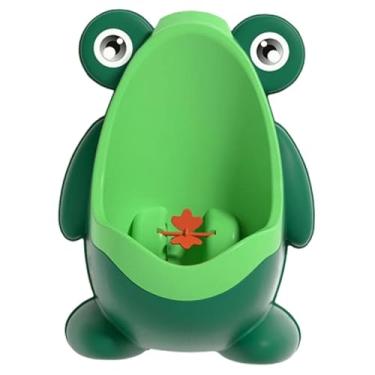 Imagem de Generic penico mictório mictório, desenho animado portátil pendurado engraçado visando alvo penico em pé para crianças bebês, Verde