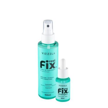 Imagem de Kit Vizzela Fix Real Gotas Blindagem Fixador de Maquiagem (2 produtos)