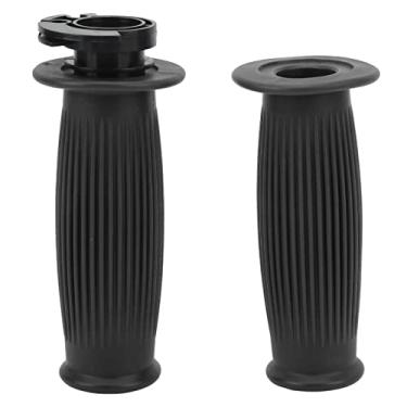 Imagem de GRCFUMO 1 Par 22mm Motocicleta Apertos de Controle do Acelerador, Confortável Silicone Acelerador Twist Handle Grip, Universal Acelerador Handle Bar Twist Grips para GY6 50 80 125 (Preto)