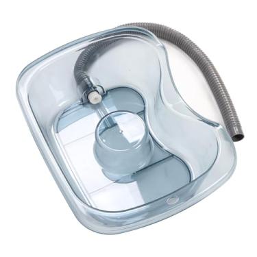 Imagem de Lavatório de xampu para lavagem de cabelo, fácil de limpar, bandeja de lavagem de cabelo, portátil, resistente, alta resistência, à prova de deformação para grávidas em casa (azul)