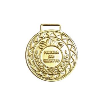 Imagem de Kit Com 15 Medalhas de Ouro M36 Honra ao Mérito Fita Azul - Crespar
