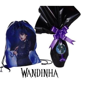 Imagem de Ovo De Páscoa 250g Wandinha com Bolsinha - Camafheus