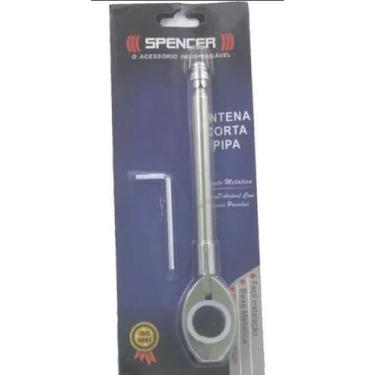 Imagem de Antena corta pipa para moto spc a661 prata 7 estag spencer