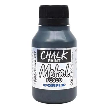 Imagem de Tinta Chalk Paint Metálica Fosca Corfix 100ml - 23111, 367 - BLACK GRE