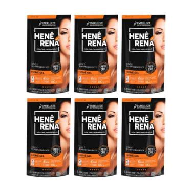 Imagem de Hene Rena 180g Preto Cafe - Kit C/ 6un - Embelleze