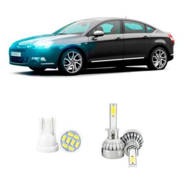 Imagem de Lampada Led Farol Baixo Citroen C5 2008 A 2013 20000lm - V10, Branco