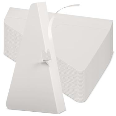 Imagem de gisgfim 100 peças de cavalete autoadesivo de papelão suporte branco a granel suporte de cavalete autoadesivo para moldura de quadro de arte suporte para pintura pôster brochuras molduras fotos