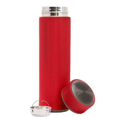 Imagem de Garrafa Térmica Inox Portatil 500ml Tampa Sensor Temperatura Cor:vermelho;tamanho:500ml;gênero:unissex