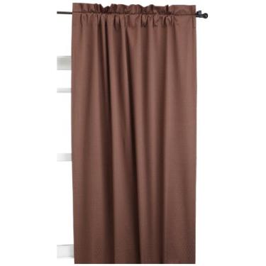 Imagem de ECLIPSE Canova Cortinas de escurecimento com painel único e isolamento térmico, para sala de estar, 106 x 213 cm, CHOCOLATE