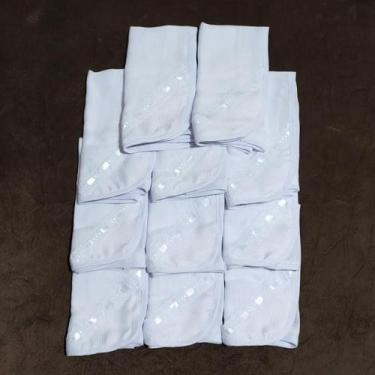 Imagem de Kit 6 Fraldinhas de Boca Bebê Babete Pano de Boca - Mãe e Filho Enxova