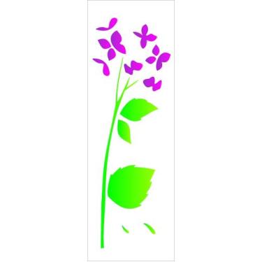 Imagem de Stencil Simples Flor Hortênsia 1789 10x30 Opa