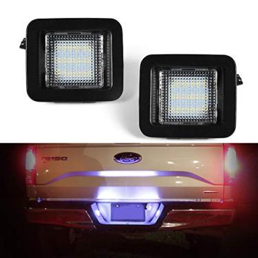 Imagem de Gempro Luzes de LED para placa de carro para montagem de lâmpada traseira Raptor 2015-2020 F150 2017-2020, 2017-2020, 2 peças, 6000 K, branco
