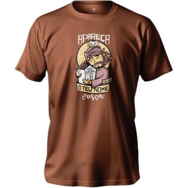 Imagem de Camiseta Masculina E Feminina Em Algodão Religiosa Essa Casa È Sua Cas