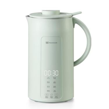 Imagem de MOKKOM Máquina automática de leite de amêndoa de 1200 ml para leite caseiro à base de plantas, aveia, soja, bebidas sem lactose, máquina de leite de soja com atraso no início/manter-se aquecido
