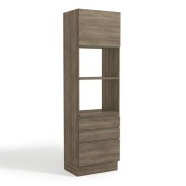 Imagem de Torre Fornos 70cm Maxxi 2 Nichos 1 Porta 3 Gavetas G750 Kappesberg - M