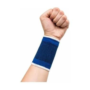 Imagem de Par De Munhequeira De Pulso Em Elastano Tamanho Único - MBfit